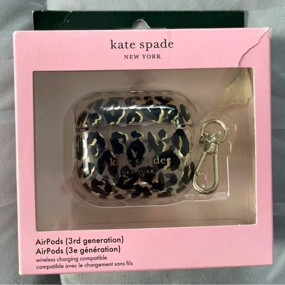 Kate Spade leopard AirPod (3rd gen) case - Picture 1 of 1